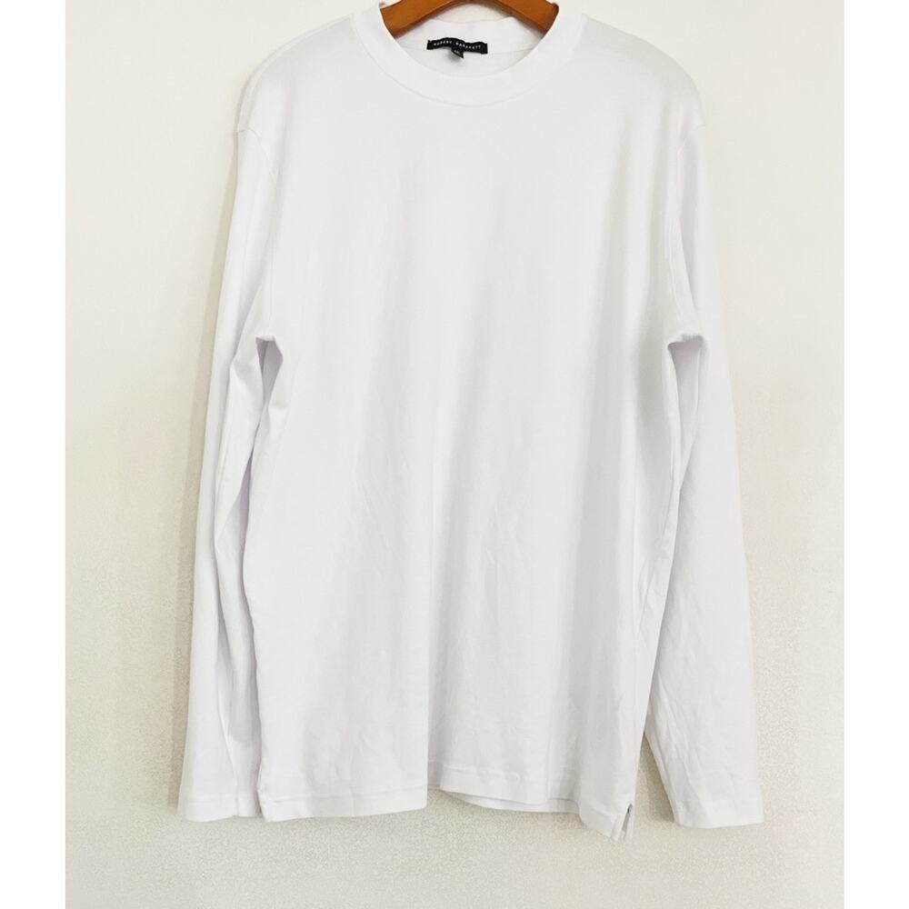 Robert Barakett White Long Sleeve Tee